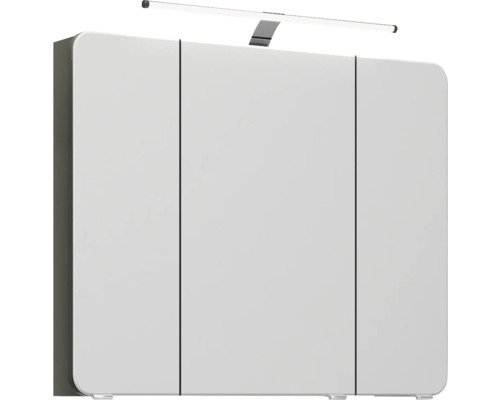 Armoire de toilette à trois portes avec éclairage