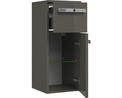 Offener Bad-Hängeschrank mit einem Regal