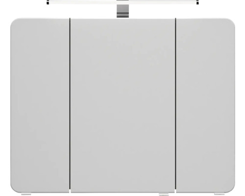 Badezimmerschrank mit drei Türen und Beleuchtung