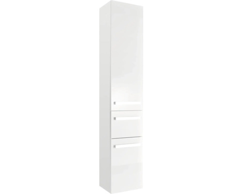 Armoire haute de salle de bains avec deux tiroirs