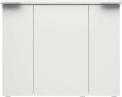 Weisser Waschtischunterschrank mit drei Türen