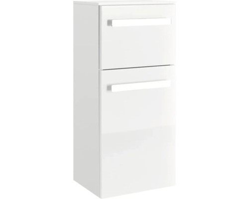 Weißer Badezimmer-Unterschrank mit zwei Schubladen