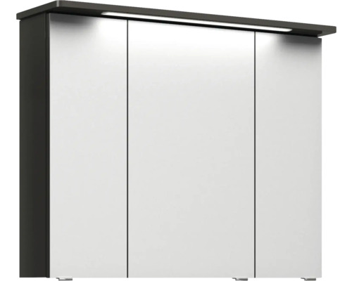 Spiegelschrank mit drei Türen und Beleuchtung