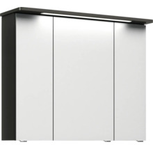 Armoire de toilette à trois portes avec éclairage