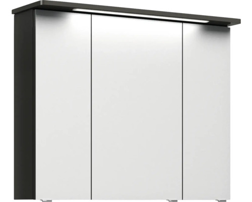 Armoire de toilette à trois portes avec éclairage