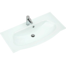 Vasque en verre avec robinet