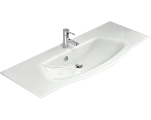 Plan de toilette avec robinetterie