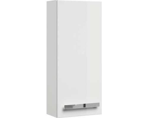 Weißer Hängeschrank mit Metallgriff für das Badezimmer