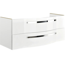 Unterschrank mit zwei Schubladen und Griffen