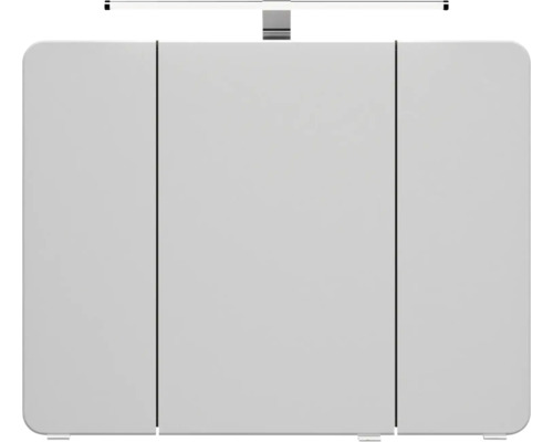 Weißer Spiegelschrank mit Beleuchtung