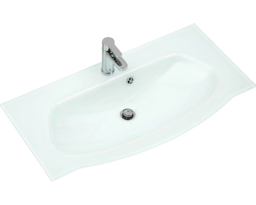 Vasque avec robinet et garniture de vidange