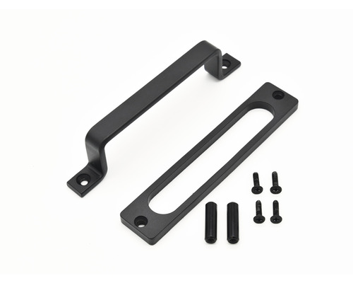 Kit de poignée de porte coulissante avec poignée, cache, vis et douilles