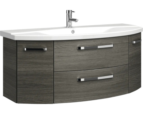 Waschtisch mit Unterschrank, zwei Schubladen und Armatur