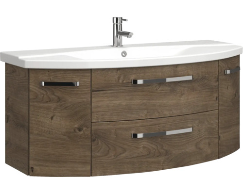 Waschtischunterschrank mit Waschbecken und Armatur