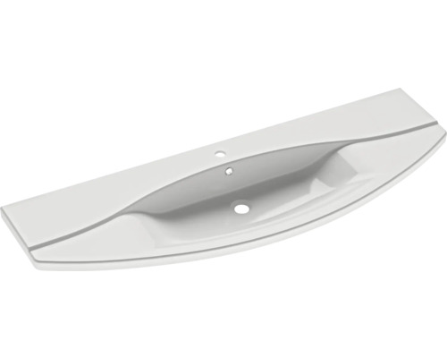 Keramikwaschtisch mit Hahnloch und Überlauf