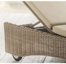 Gartenliege Destiny BOLIVAR LOW 200x70x34cm, mit Rollen, sempuluth