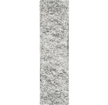 Tapis de couloir gris avec texture chinée