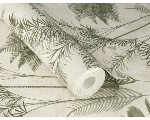 Tapetenrolle mit Palmenmuster