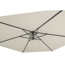 Parasol déporté Soluna parasol Nice Ø 300 cm hauteur 257 cm écru avec pied en croix-thumb-2
