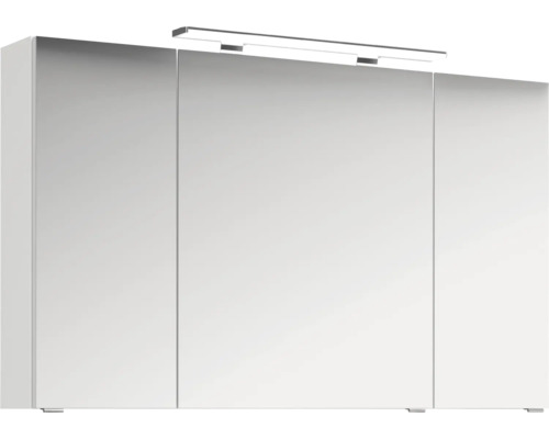 Armoire de toilette à trois portes avec éclairage