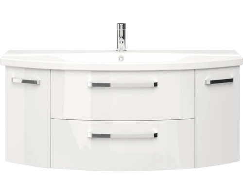 Meuble sous-lavabo avec lavabo et deux tiroirs