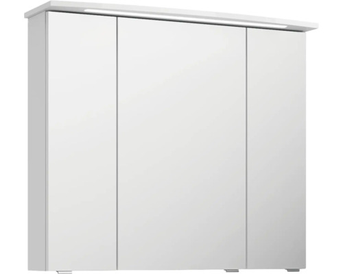 Spiegelschrank mit drei Türen und Beleuchtung