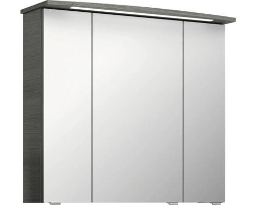 Armoire de toilette à trois portes avec éclairage