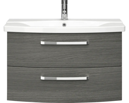 Meuble sous-lavabo avec lavabo et deux tiroirs