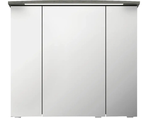 Spiegelschrank mit drei Türen und Beleuchtung