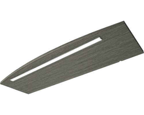 Plafonnier décor bois avec LED