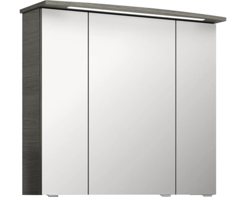 Armoire de toilette à trois portes avec éclairage