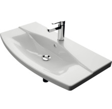 Lavabo en céramique sanitaire avec robinet