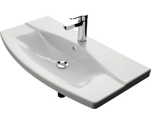 Lavabo en céramique sanitaire avec robinet