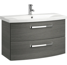 Meuble sous-vasque avec deux tiroirs et vasque à poser