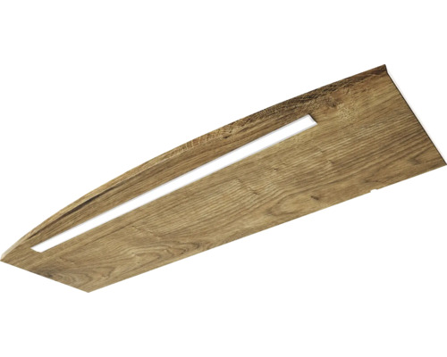 Holzregal mit integrierter LED-Beleuchtung