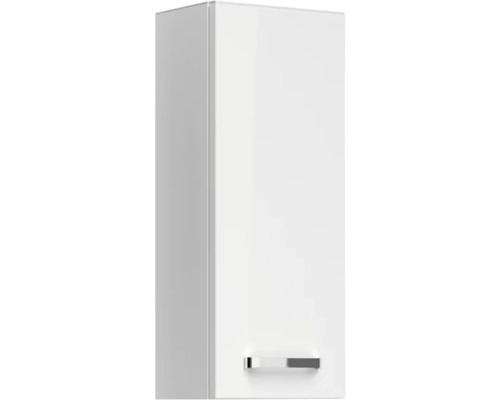 Armoire haute de salle de bains avec une poignée de porte