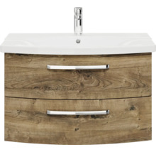Meuble sous-vasque avec deux tiroirs et lavabo