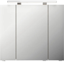 Armoire de toilette à trois portes avec éclairage