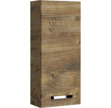 Armoire suspendue couleur bois avec poignée creuse