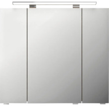 Armoire de toilette à trois portes avec éclairage