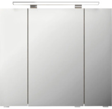 Armoire de toilette avec trois portes et éclairage