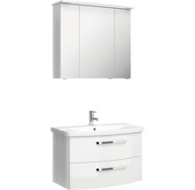 Badezimmer Waschtisch mit Unterschrank und Spiegelschrank