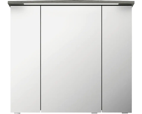 Armoire de toilette avec trois portes et éclairage