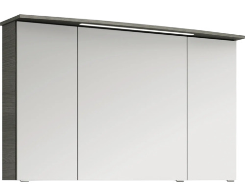 Armoire de toilette avec trois portes et éclairage intégré