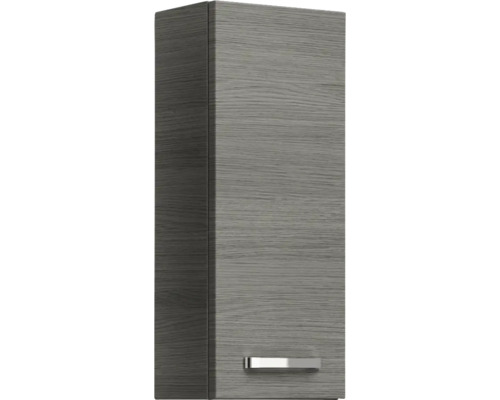 Grauer Hängeschrank mit Griff für das Badezimmer