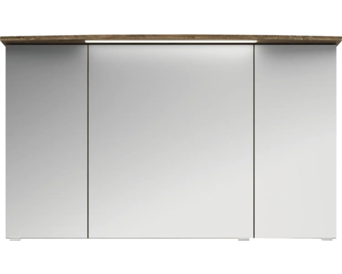 Armoire de toilette à trois portes avec éclairage