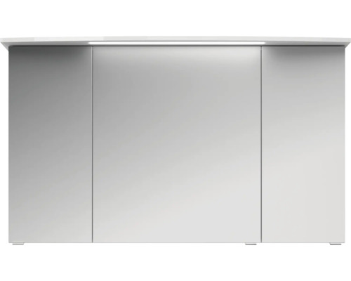 Armoire de toilette avec trois portes et éclairage