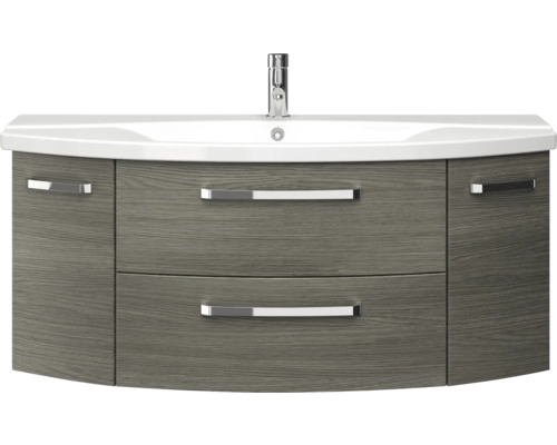 Meuble sous-lavabo avec lavabo et deux tiroirs