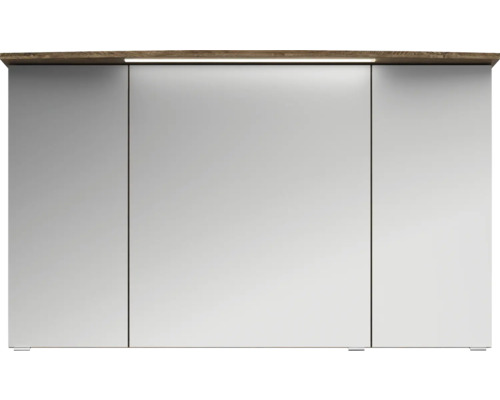 Armoire de toilette à trois portes avec éclairage