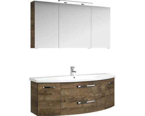 Combinaison de lavabo avec armoire de toilette pour la salle de bains